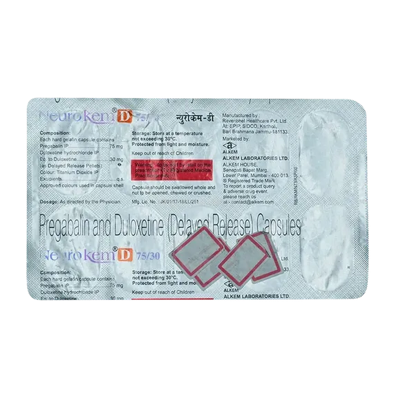 neurokem d 75/30 capsule 10's